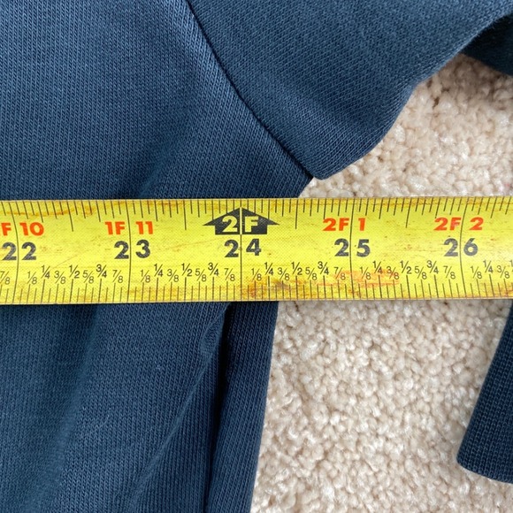 Nike Dri-FIT Oversized Crewneck Sweatshirt Dark Gray Pink Logo Athleisure Size L - Picture 5 of 8